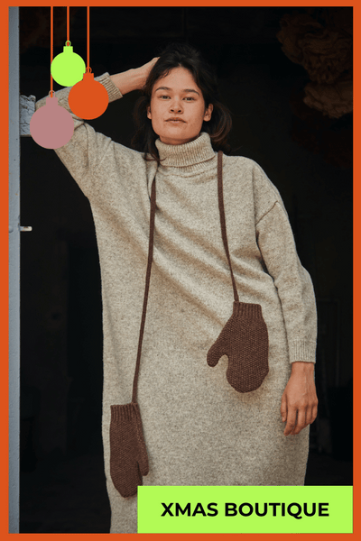 ELENA mittens - 100% Spanish Merino Wool - L'Envers