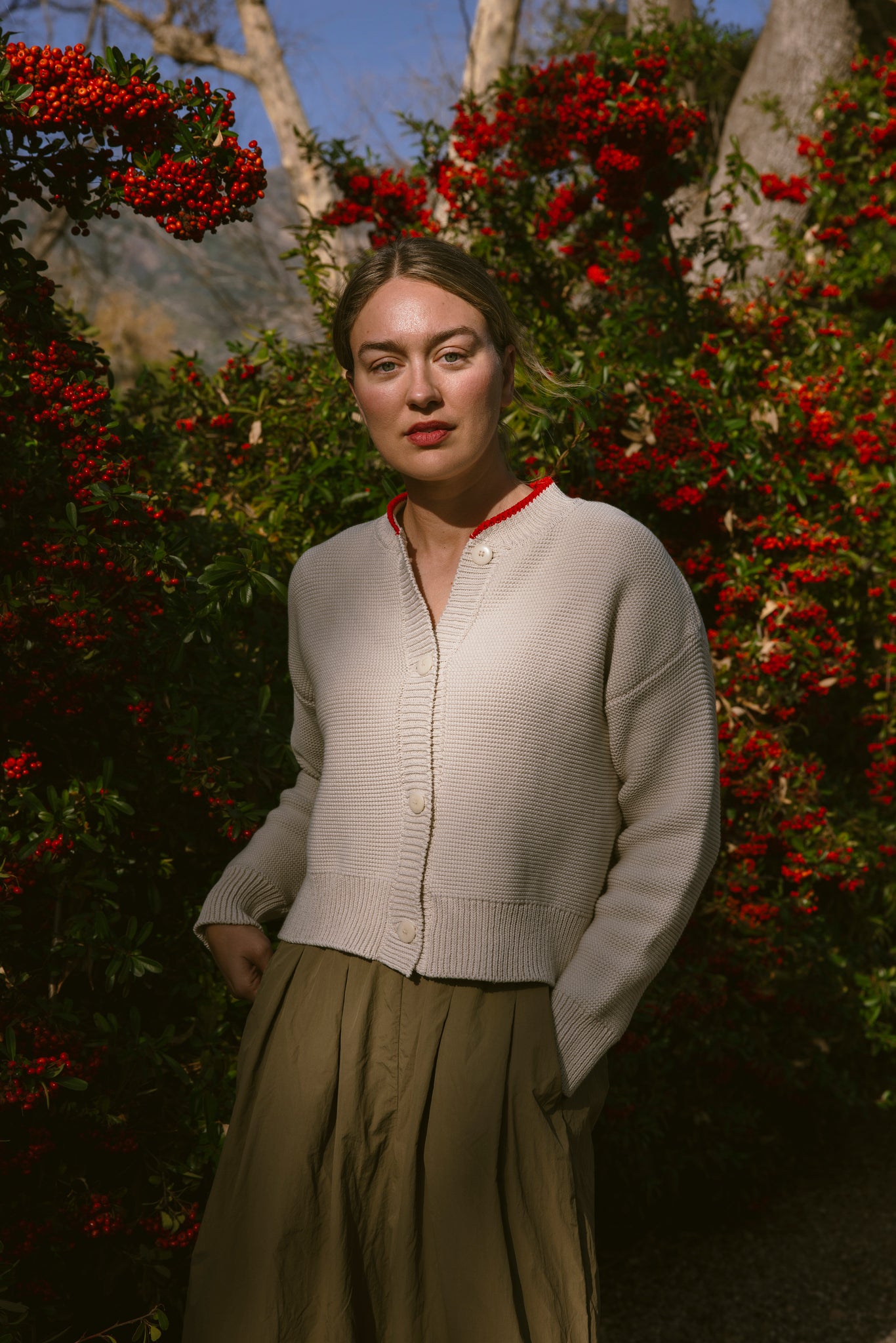 HILMA Veste Teddy BLOCK SHOP TEXTILES x L'ENVERS - Écru  L'ENVERS