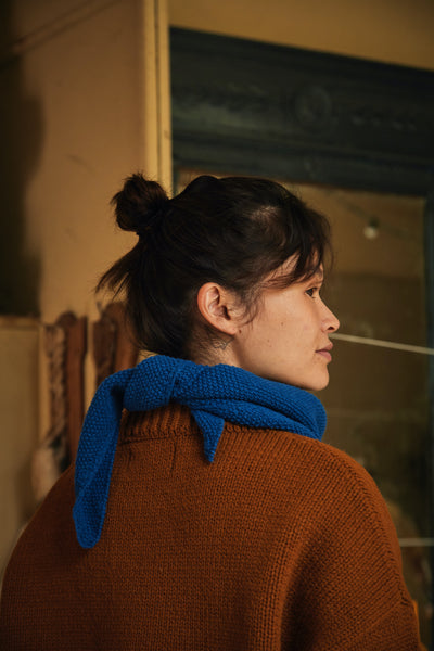  HORTENSE Wool scarf- 100% Spanish Merino Wool - L'Envers