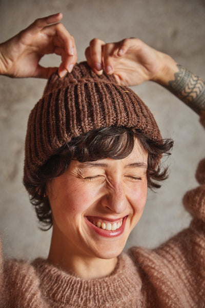  IDA Wool Beanie - 100% Spanish Merino Wool - L'Envers