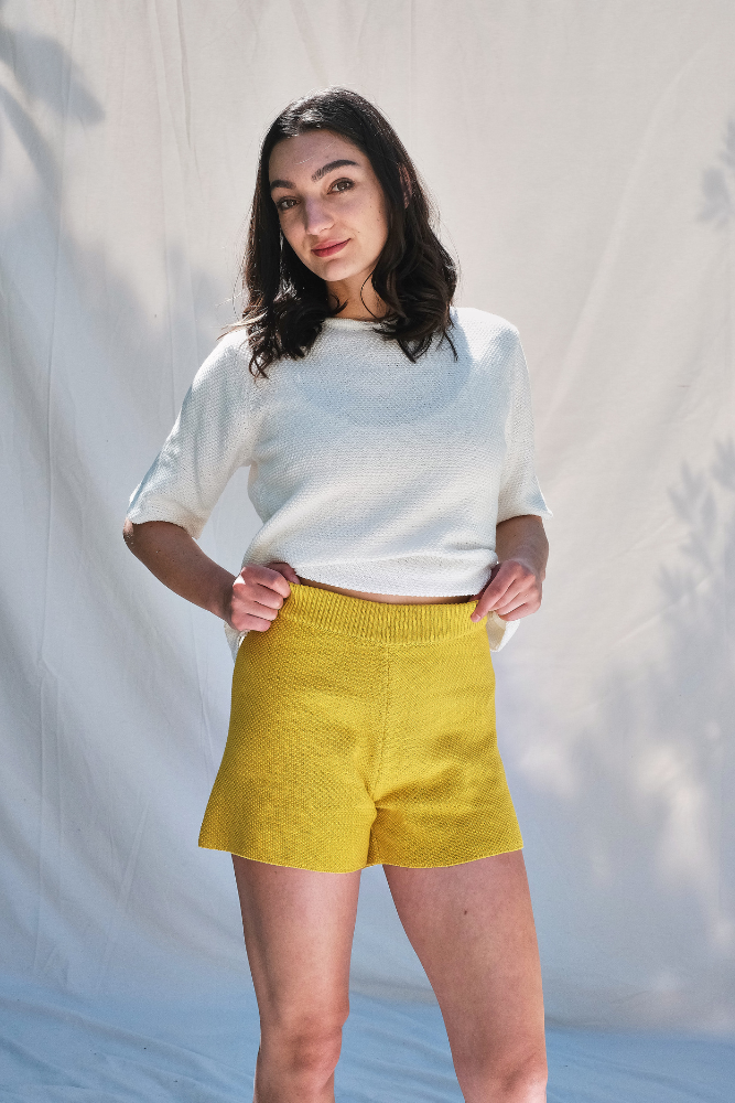 Item #1 - JANE Cotton Shorts - Buttercup