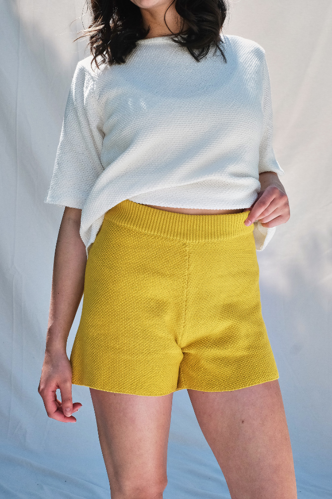 Item #1 - JANE Cotton Shorts - Buttercup