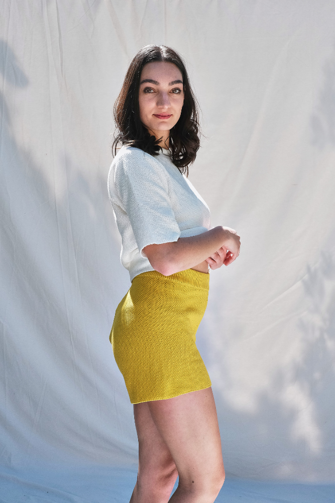 Item #1 - JANE Cotton Shorts - Buttercup