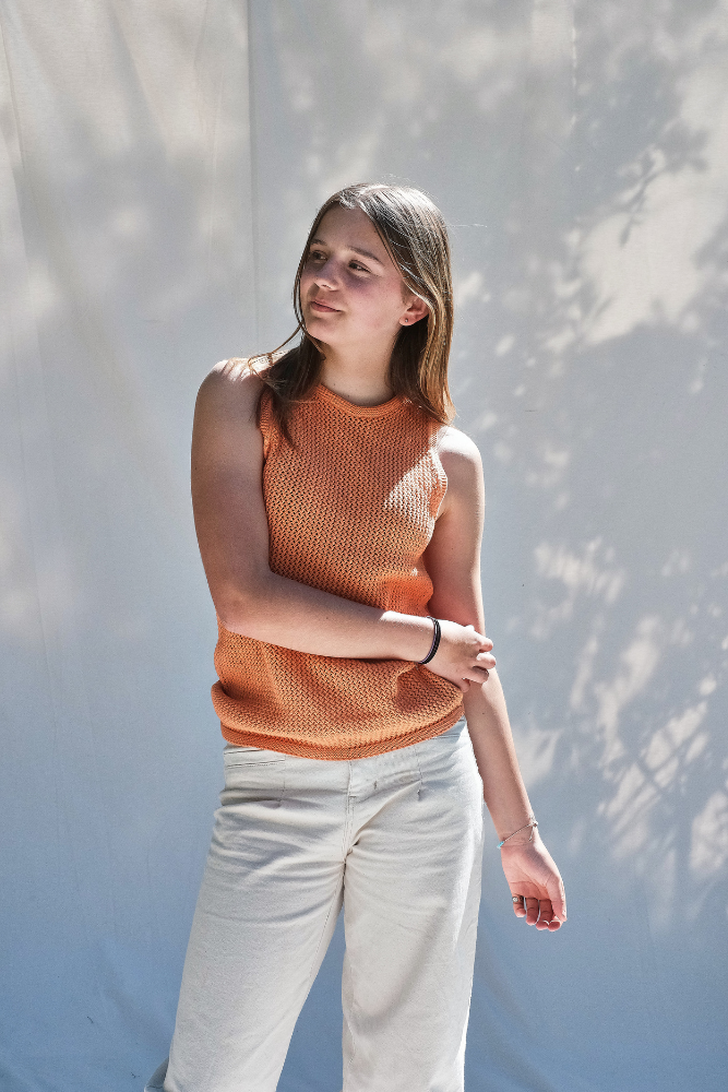 Item #269 - OCTAVIE Cotton Tank Top - Melon
