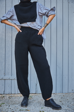 L'ENVERS x LEAH / wool pants