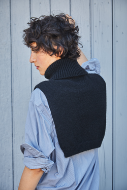 L'ENVERS x LEAH / wool bib