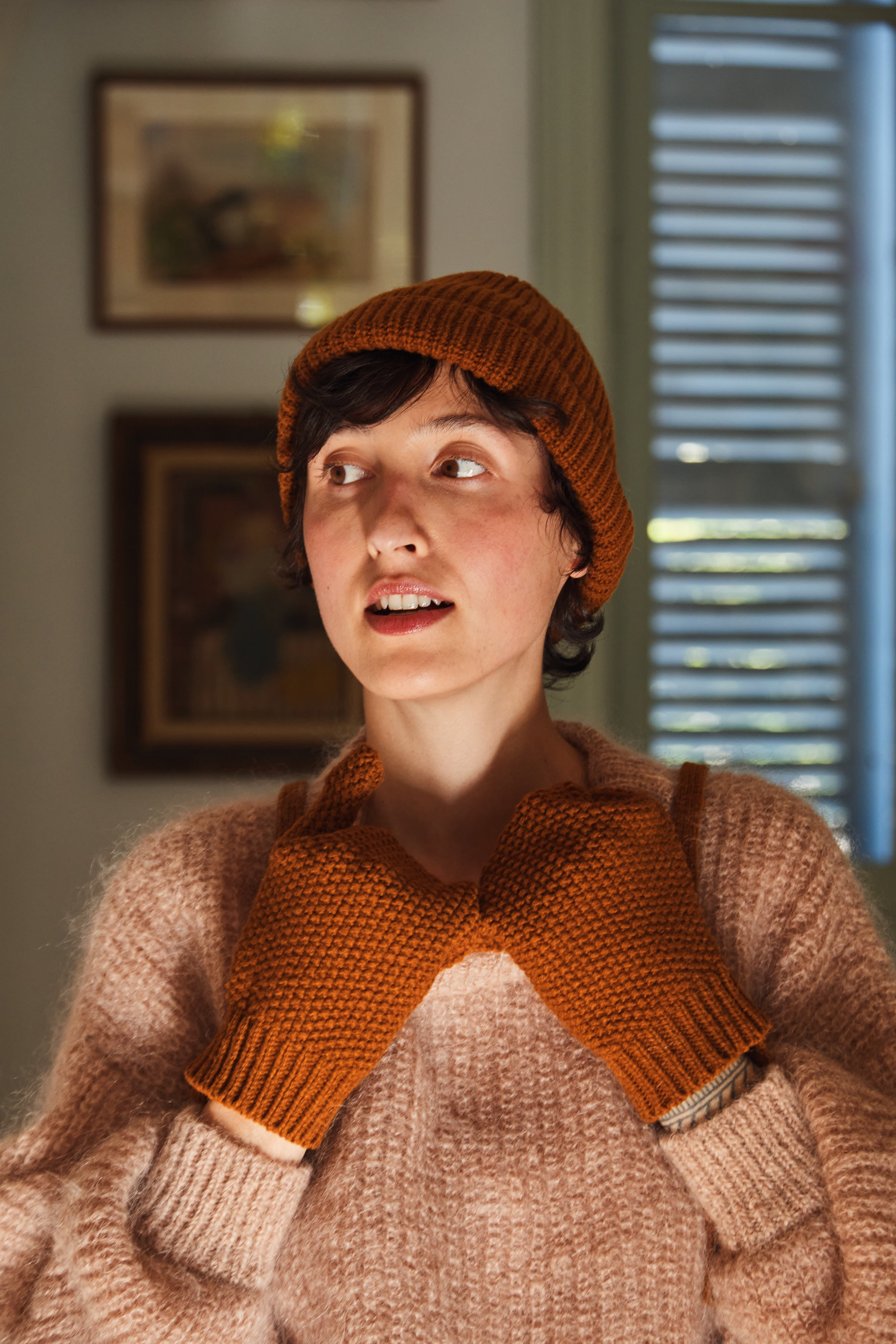 PAUL Beanie in Merino Wool - Amber (Delivered by Xmas)