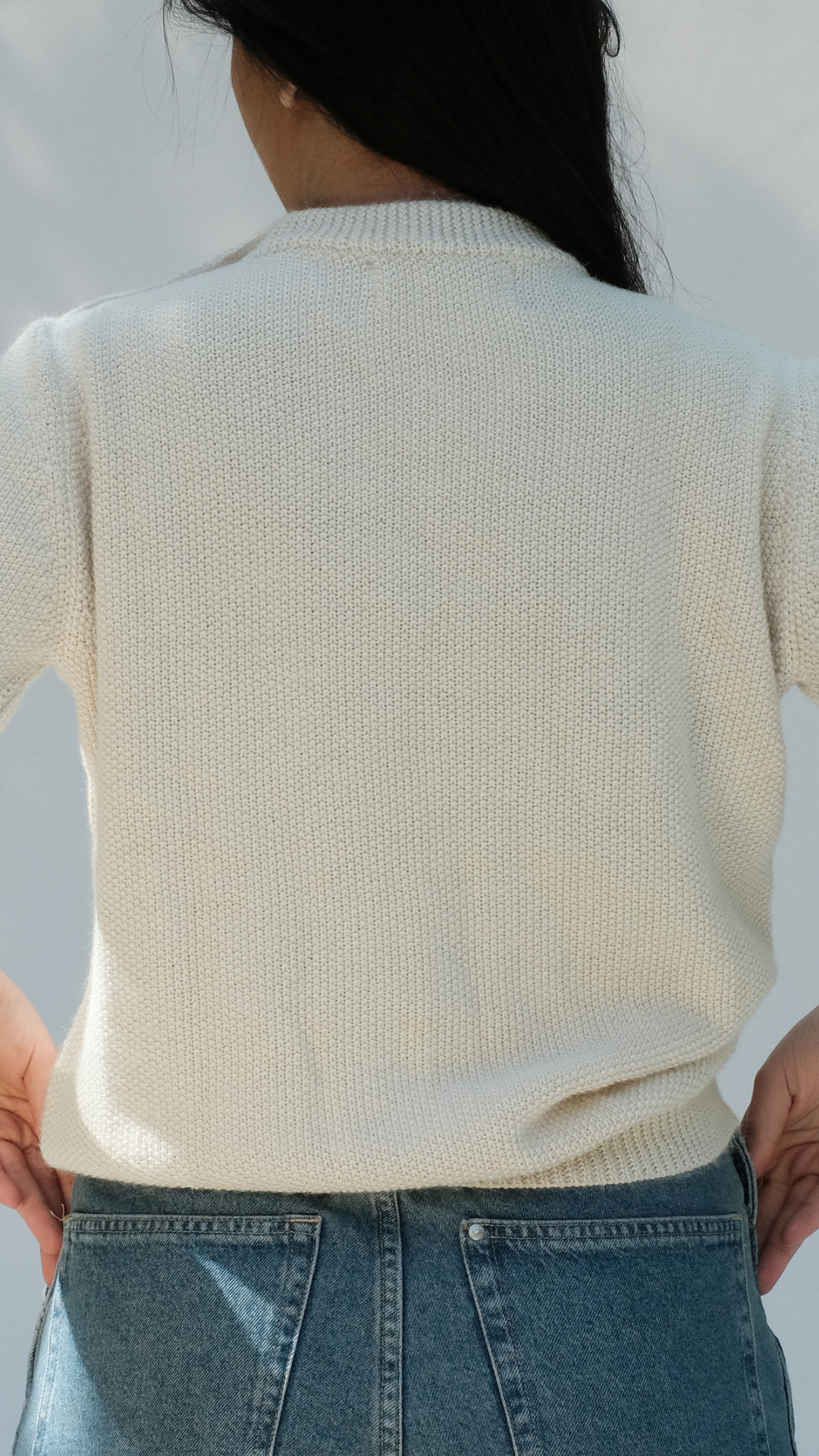 Item #76 - SUSANNE in Alpaca Wool - Off-White