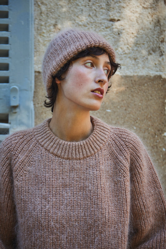 AGNÈS wool sweater - 100% cruelty free Mohair wool - L'Envers – L'ENVERS