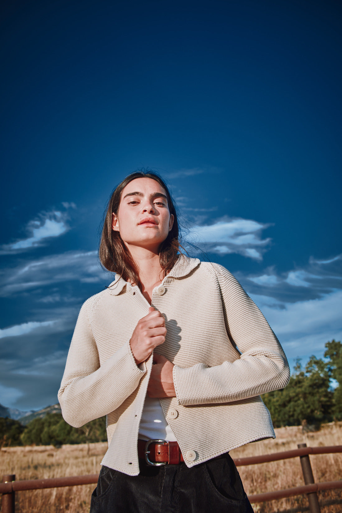 ROSA Summer Jacket in Organic Cotton - Off-white