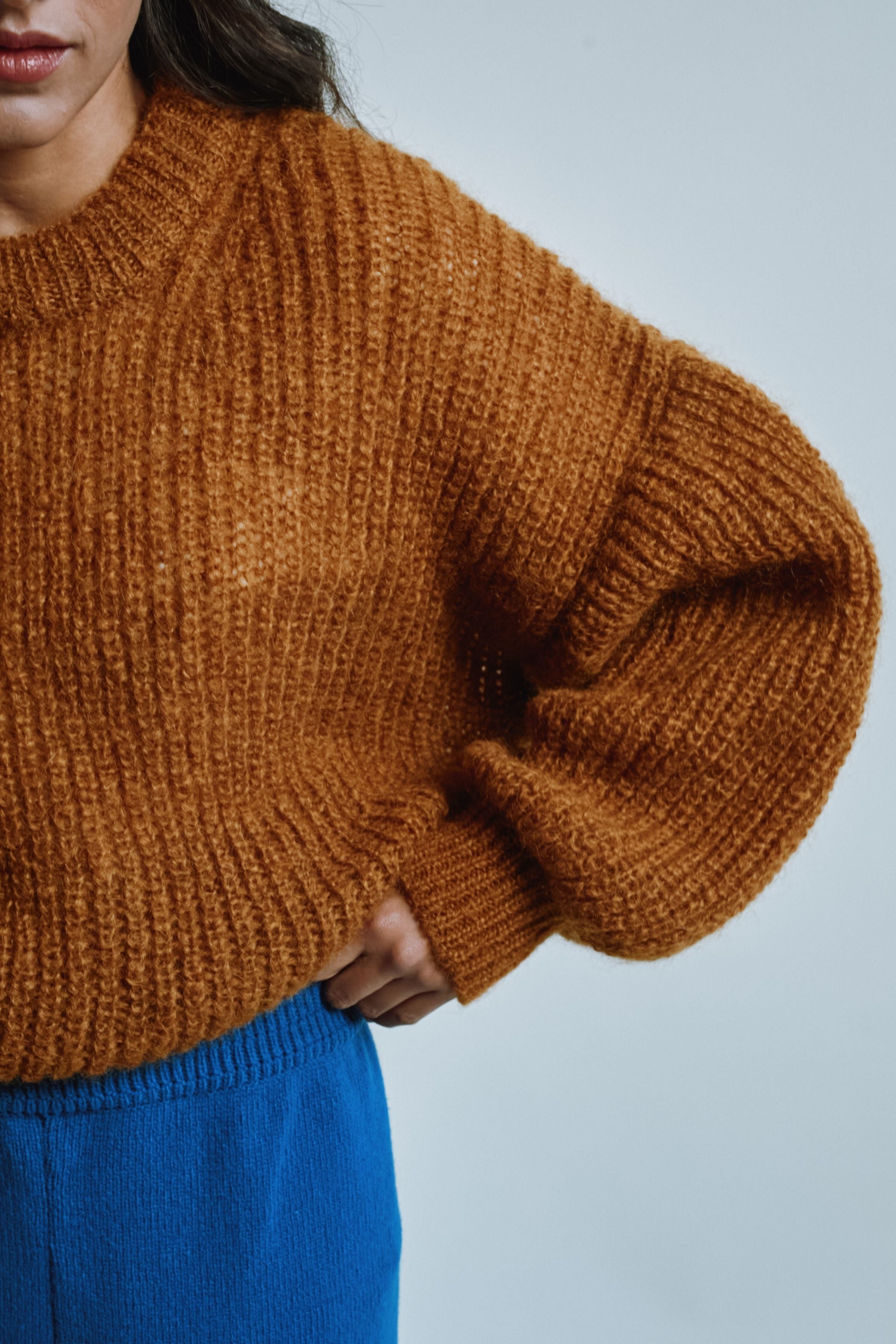 Lucie Sweater - Sustainable Mohair Wool Blend | L'Envers