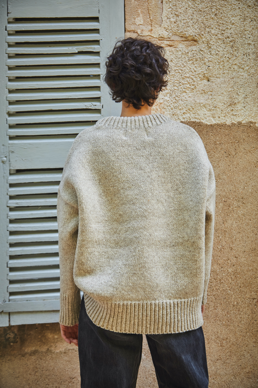 STÉPHANIE wool sweater - 100% Cruelty Free Merino Wool - L'Envers – L'ENVERS