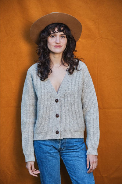 L'Envers - Anna Spanish Wool Cardigan - Non Mulesed Certificated - Color Beige - Preview Picture