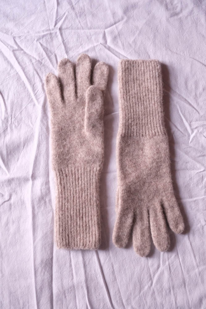 ANOUK Wool Gloves - Beige (Delivered by Xmas)