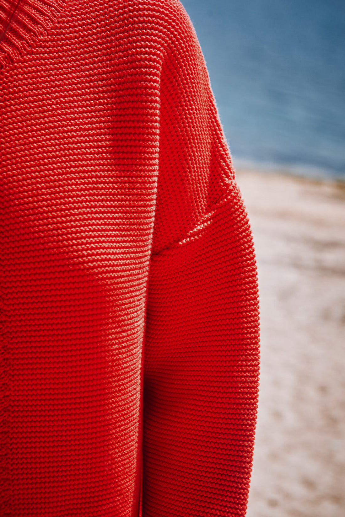 ESTELLE Veste Teddy en coton bio - Rouge