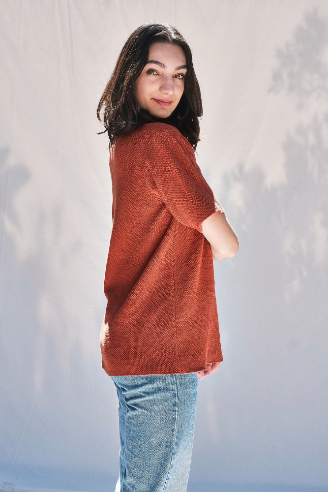 Article #34 Tee-shirt en coton LÉA -Terra