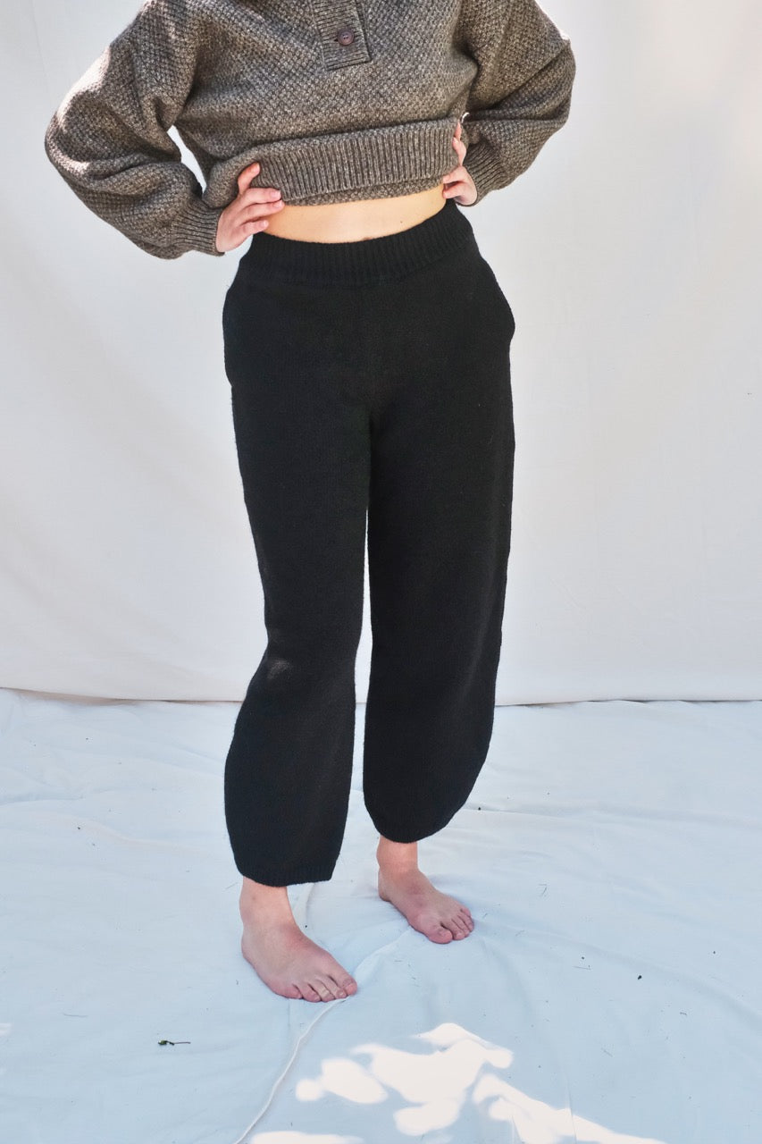 Article 94 - Pantalon en laine LEAH - Noir