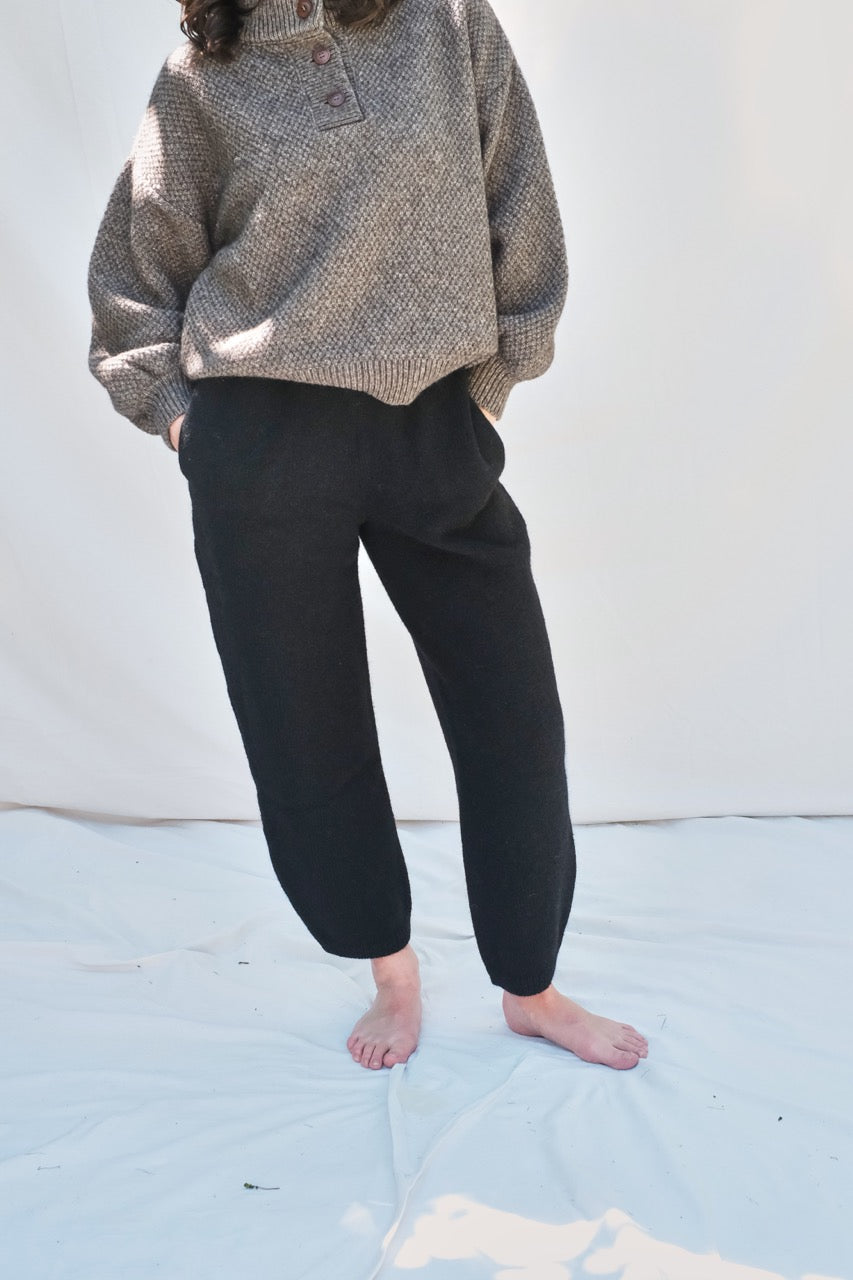Article 94 - Pantalon en laine LEAH - Noir