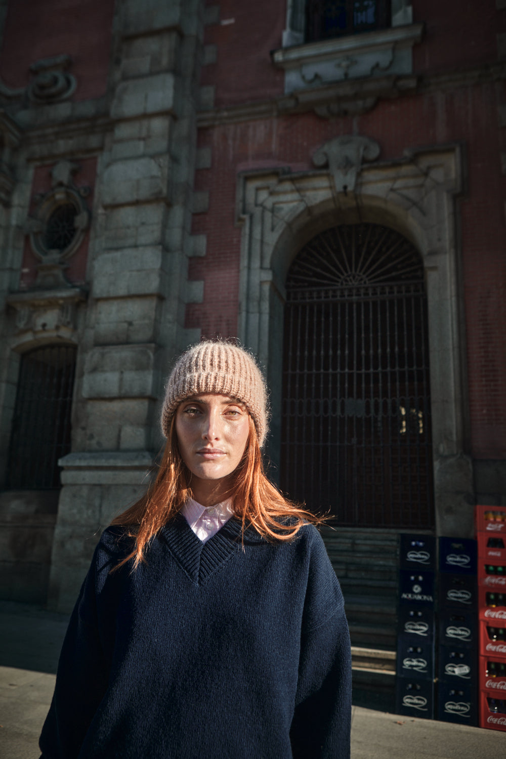 Bonnet de laine Paul - 100% laine Mohair espagnole mérinos - L'Envers